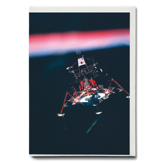 Onboard Apollo 11, - Greeting Card