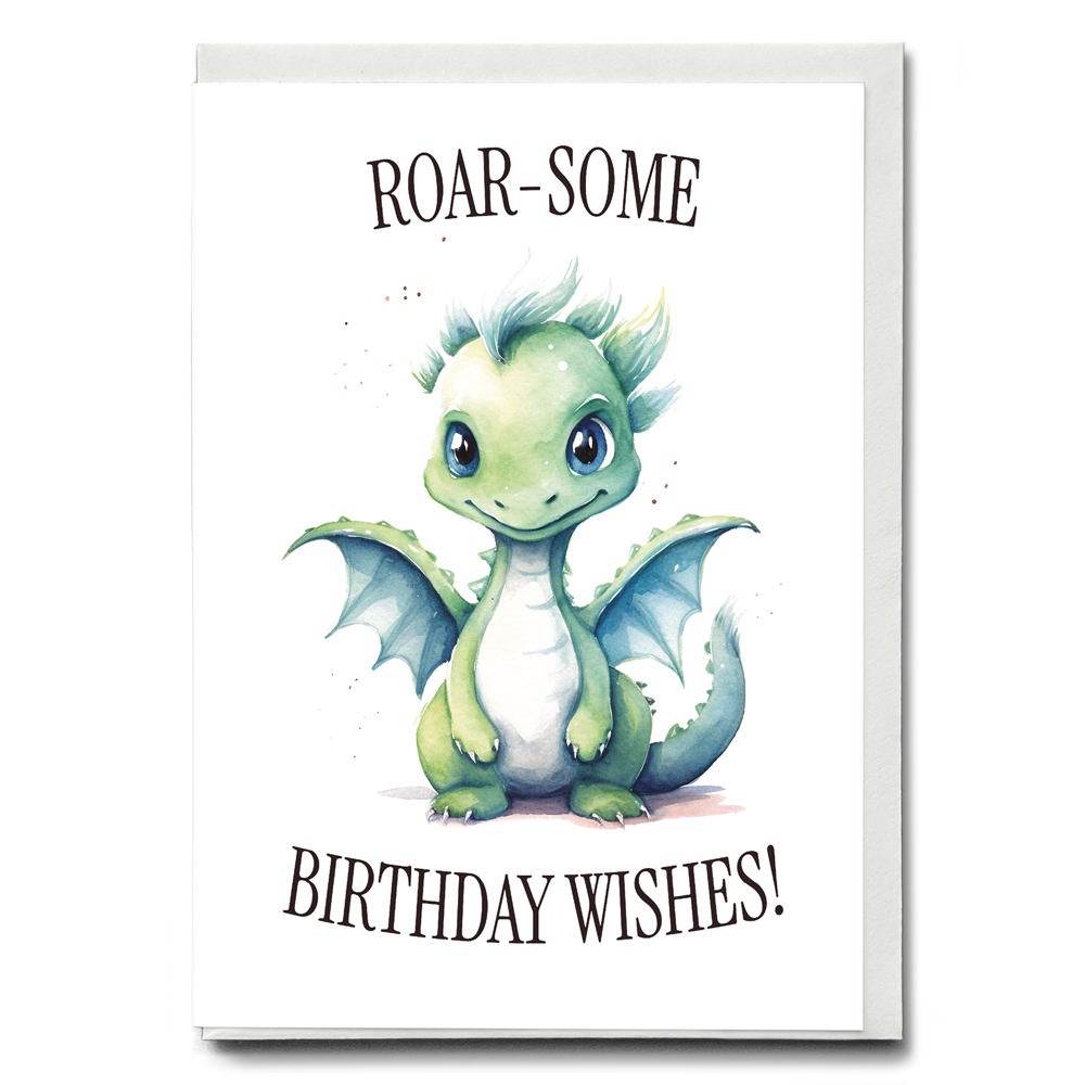 Roar-some birthday wishes! - Greeting Card