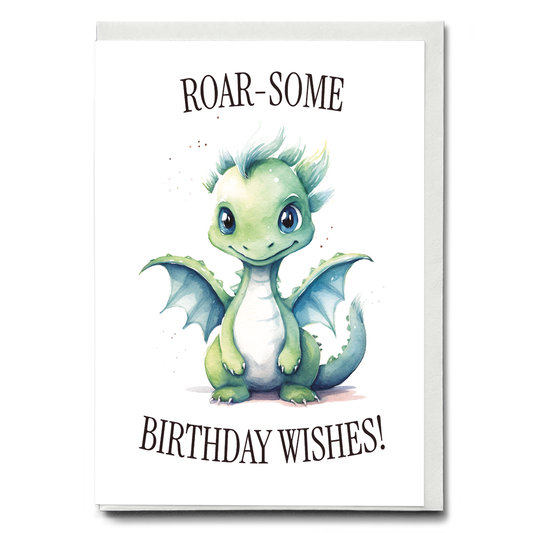 Roar-some birthday wishes! - Greeting Card