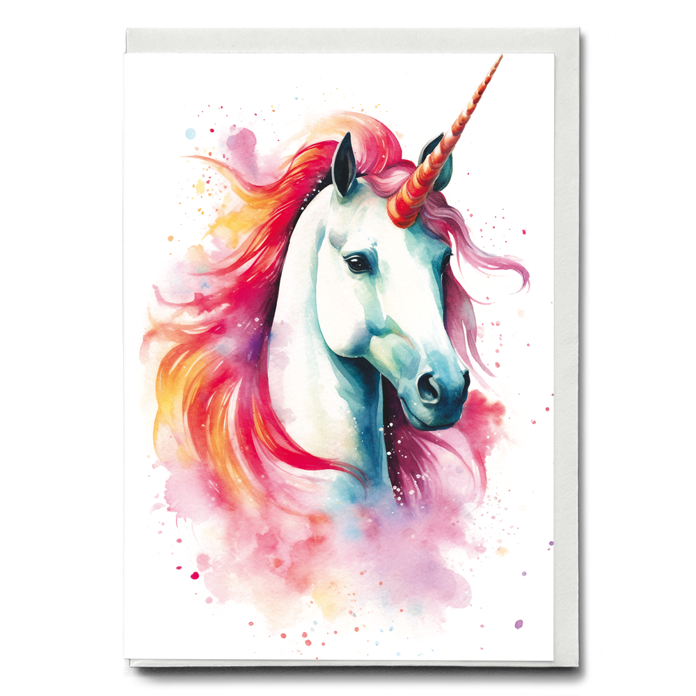 Unicorn - Greeting Card