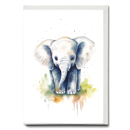 Baby elephant - Greeting Card