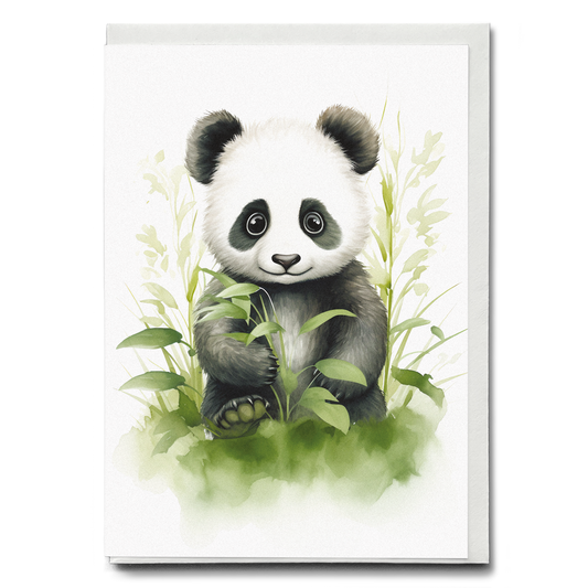 Little panda - Greeting Card