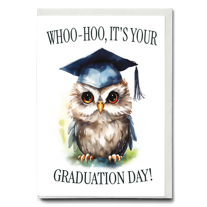 graduation owl - Greeting Card