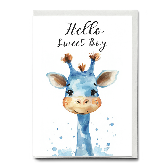 Hello sweet boy - Greeting Card
