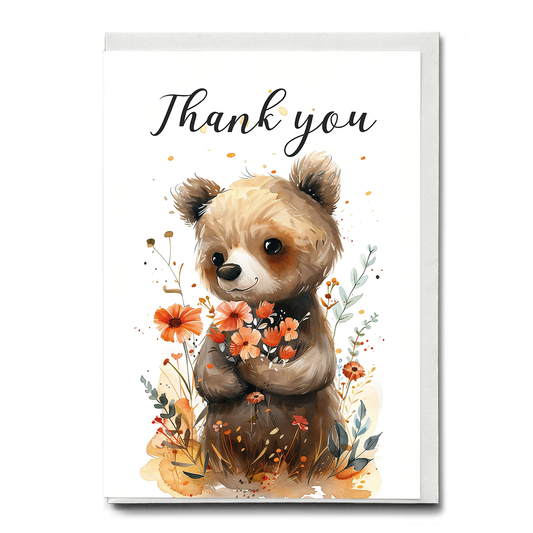 Thank you Bear - Greeting Card
