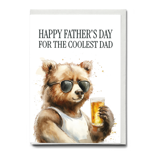 The coolest dad - Greeting Card