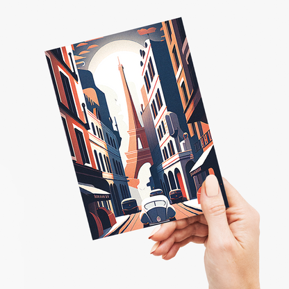 Street in Paris - Greeting Card
