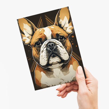 Fawn French Bulldog - Greeting Card