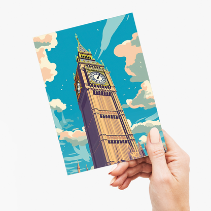 Big Ben during the day - Greeting Card