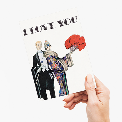 Classy couple (I love you) - Greeting Card