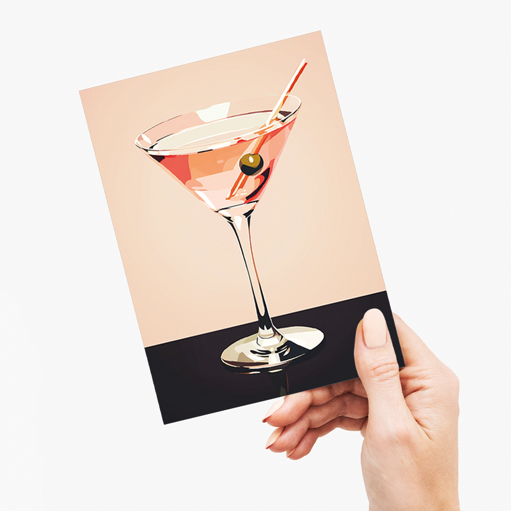 Dry Martini - Greeting Card