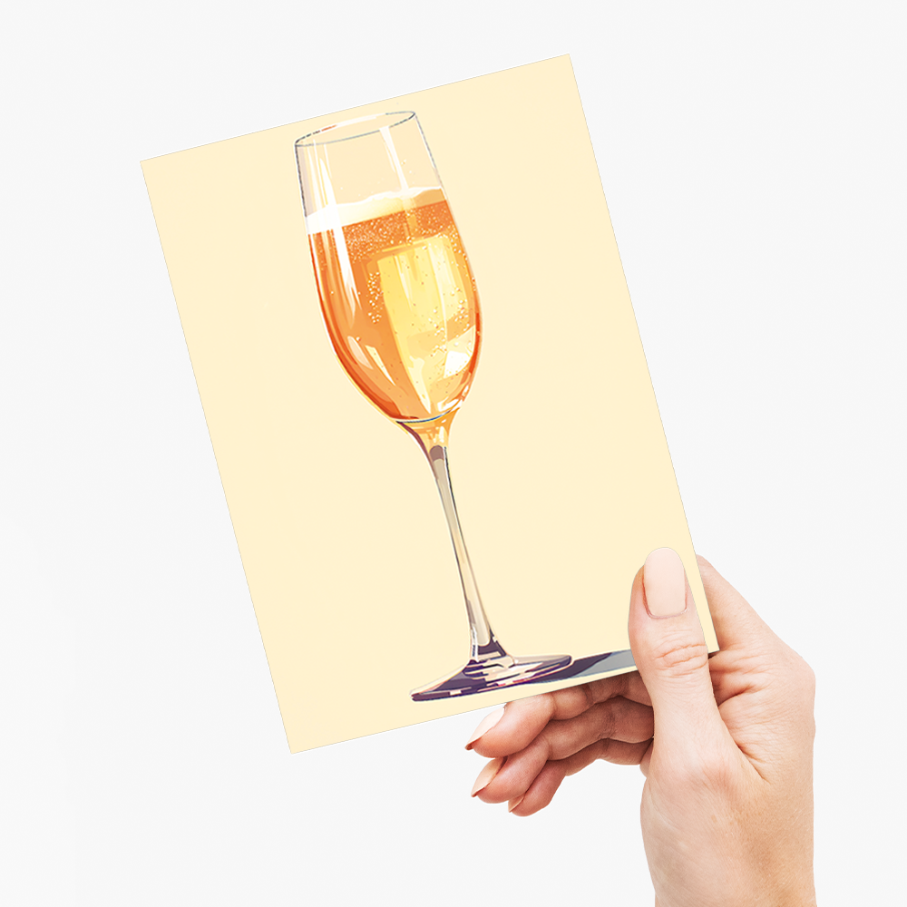 Champagne - Greeting Card