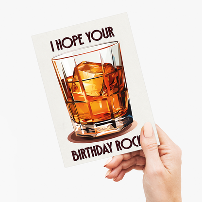 Your Birthday rocks - Greeting Card