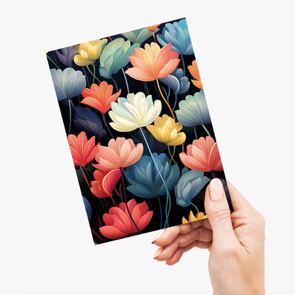 Flower pattern I - Greeting Card