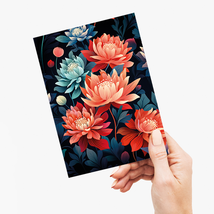 Flower pattern II - Greeting Card