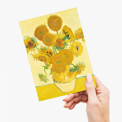 Sunflowers By Vincent van Gogh's - Greeting Card