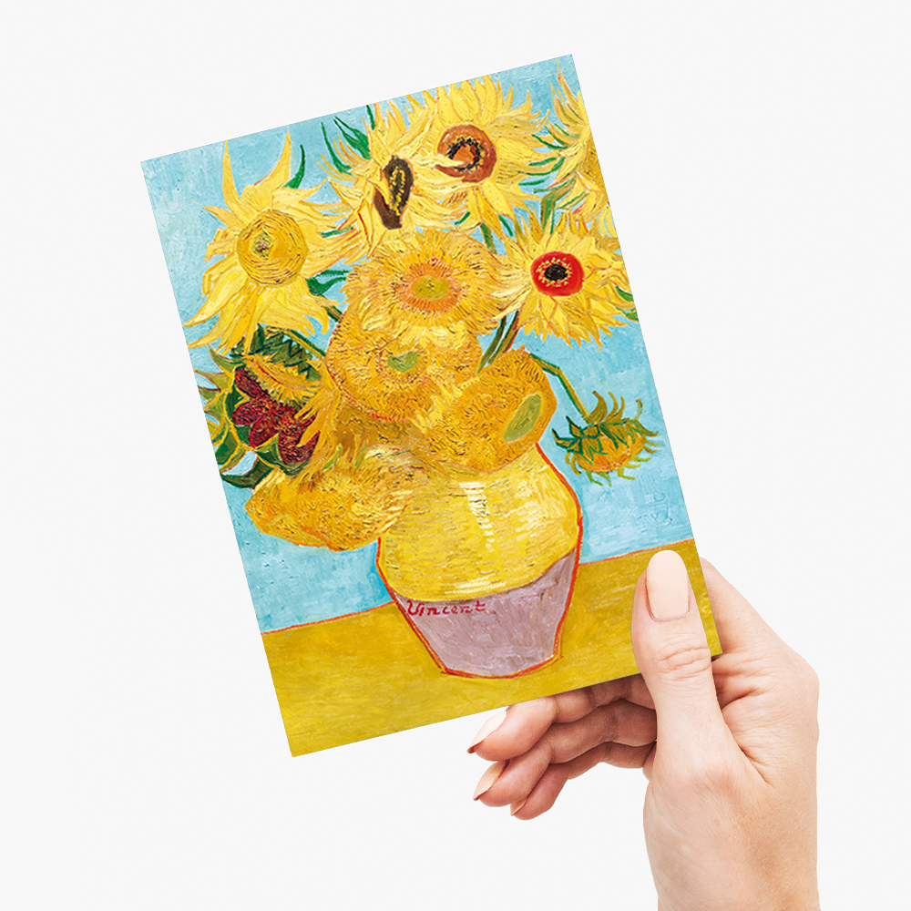 Vase with Twelve Sunflowers By Vincent van Gogh's - Greeting Card