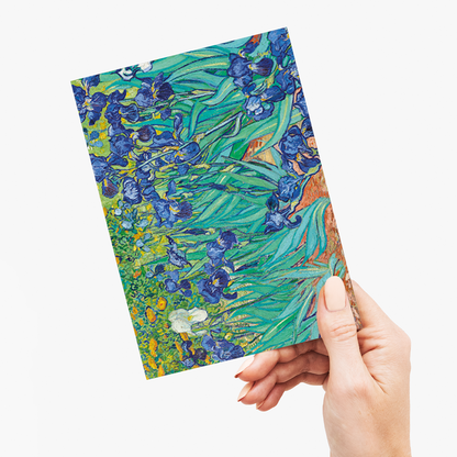 Vincent Van Gogh's Irises  - Greeting Card