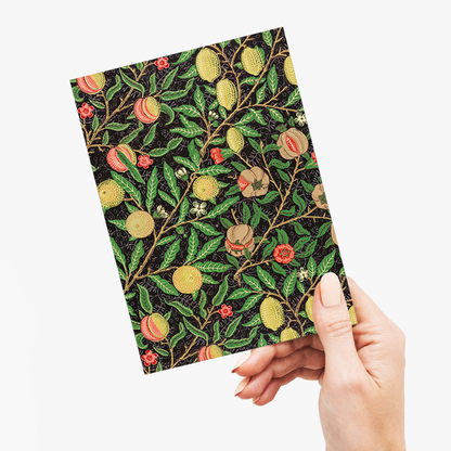 Fruit pattern By William Morris - Greeting Card