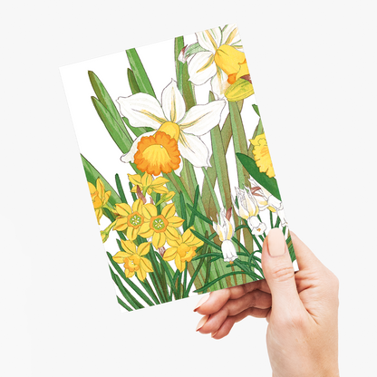 Daffodils By Tanigami Kônan - Wenskaart
