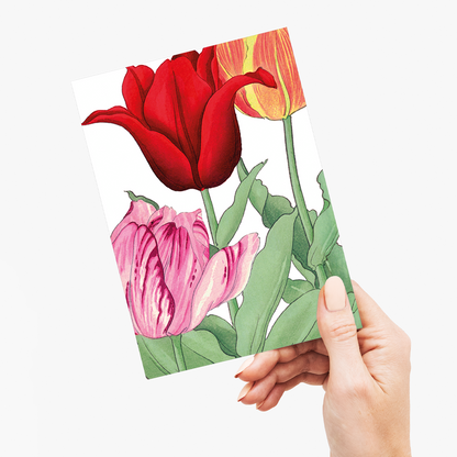 Tulips By Tanigami Kônan - Wenskaart