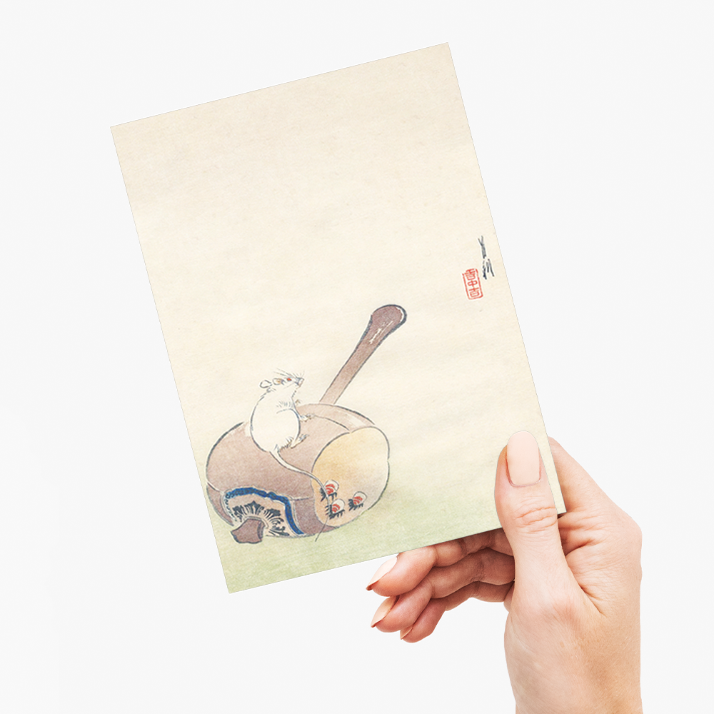 Mouse and Daikoku’s Mallet - Greeting Card