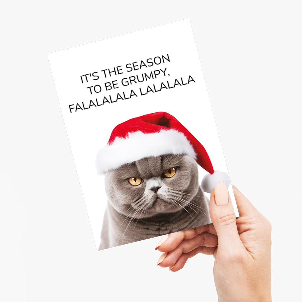 It's the season to be grumpy! - Greeting Card