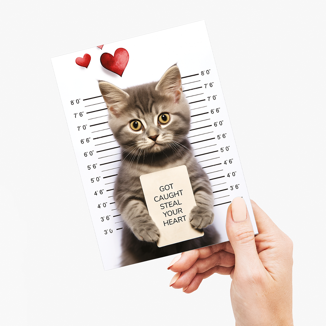Got caught steal your heart - Greeting Card