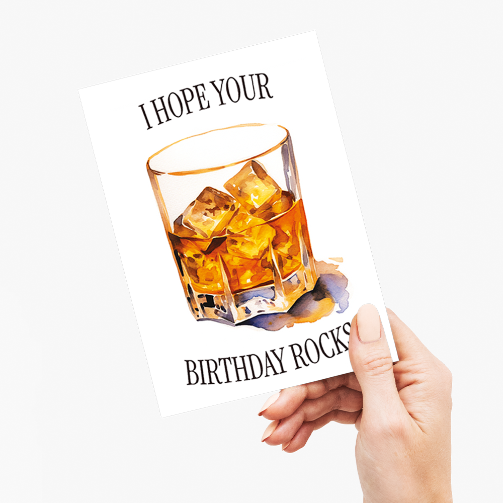 I hope your birthday rocks - Greeting Card