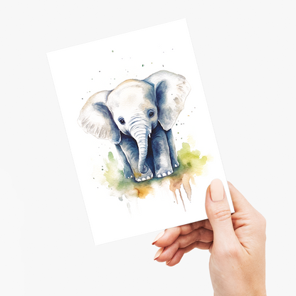 Baby elephant - Greeting Card