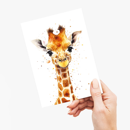 Giraffe - Greeting Card