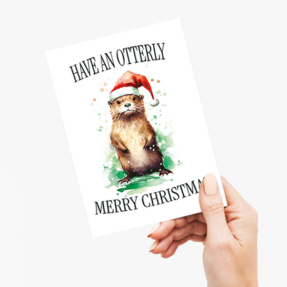 Otterly Christmas - Greeting Card