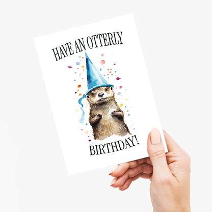 Otterly Birthday - Greeting Card