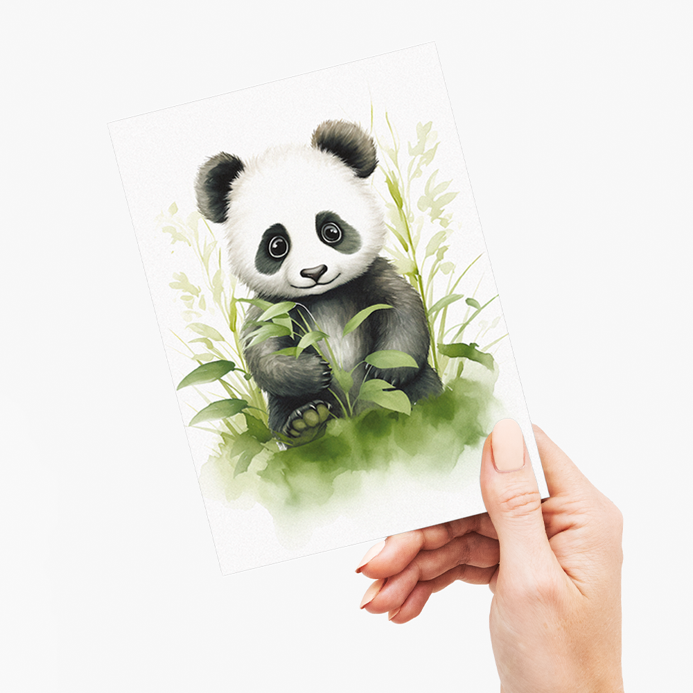 Little panda - Greeting Card