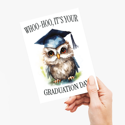 graduation owl - Greeting Card