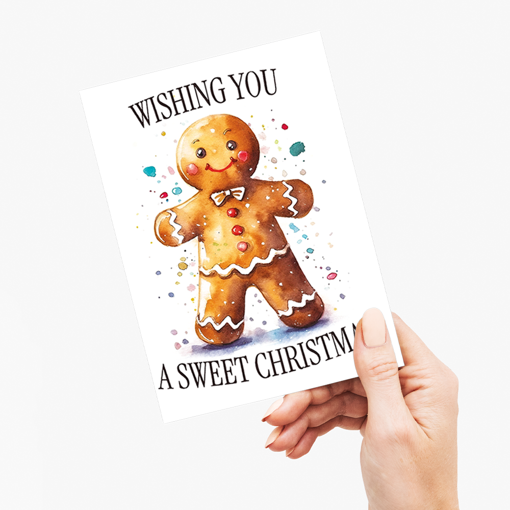 Wishing you a sweet Christmas - Greeting Card