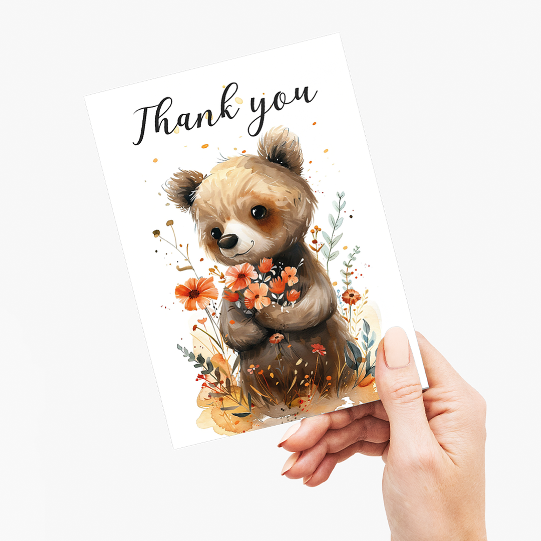 Thank you Bear - Greeting Card