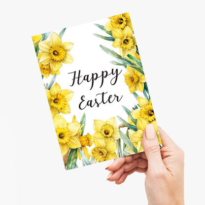 Happy Easter (Daffodils) - Greeting Card