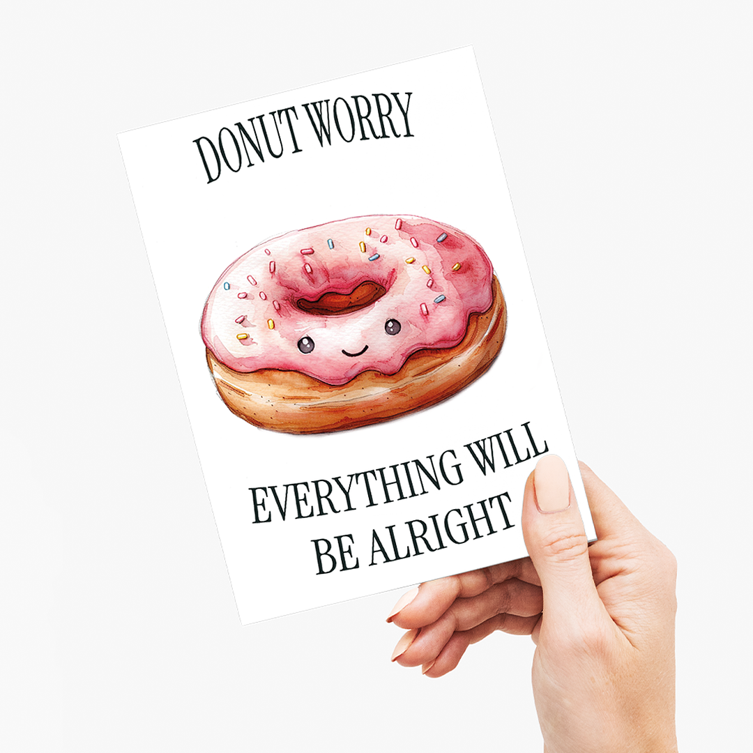 Donut worry - Greeting Card